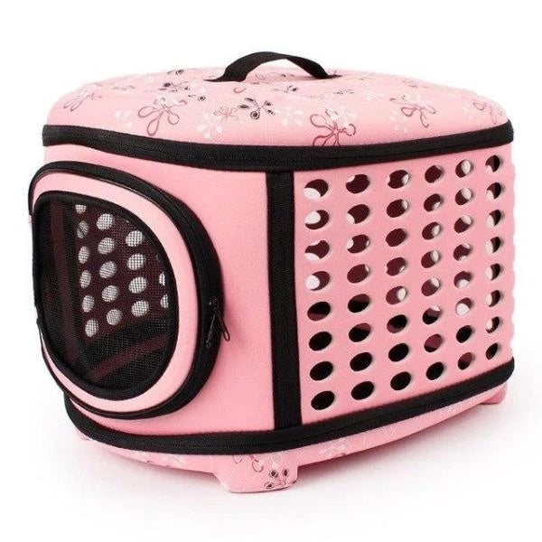 Spacious Cat Travel Carrier with Robust Construction and Cozy Interior