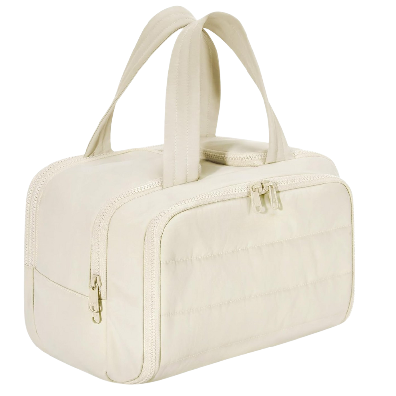 Compact Hanging Toiletry Organizer for Women with Waterproof Lining
