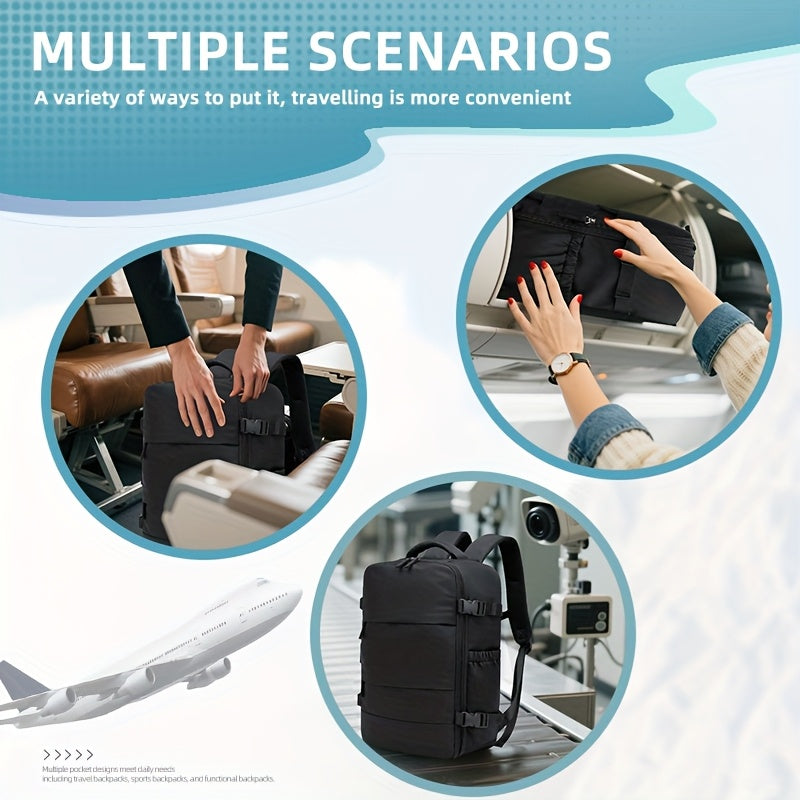 Compression Backpack Set for Travel | Durable Material & Space-Saving Design