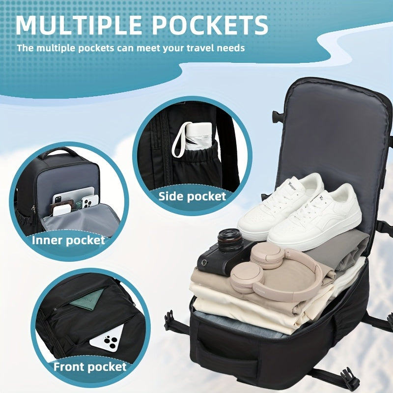 Compression Backpack Set for Travel | Durable Material & Space-Saving Design