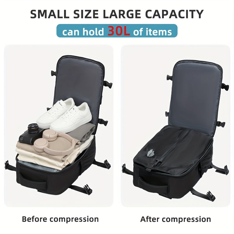 Compression Backpack Set for Travel | Durable Material & Space-Saving Design