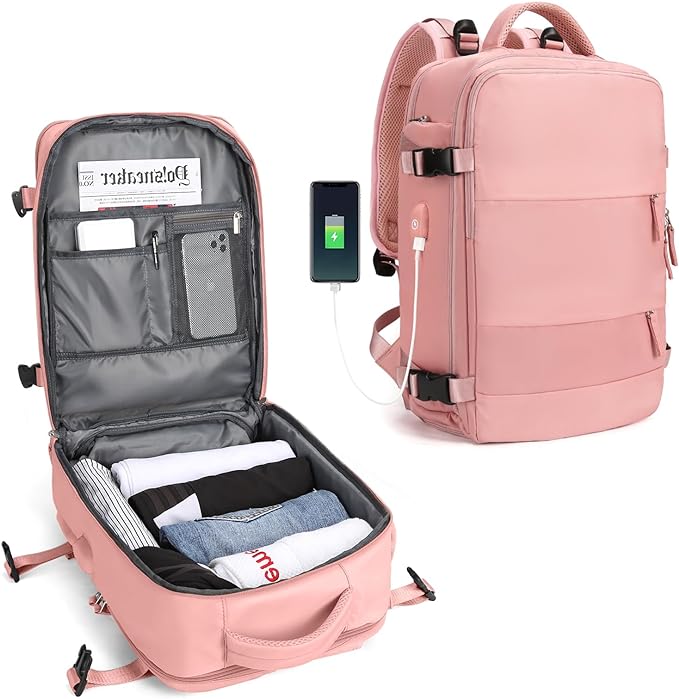 Durable Backpack for Outdoor Use with USB Charging and Water Resistance