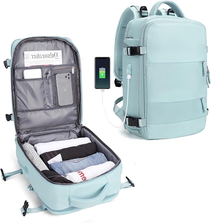Durable Backpack for Outdoor Use with USB Charging and Water Resistance
