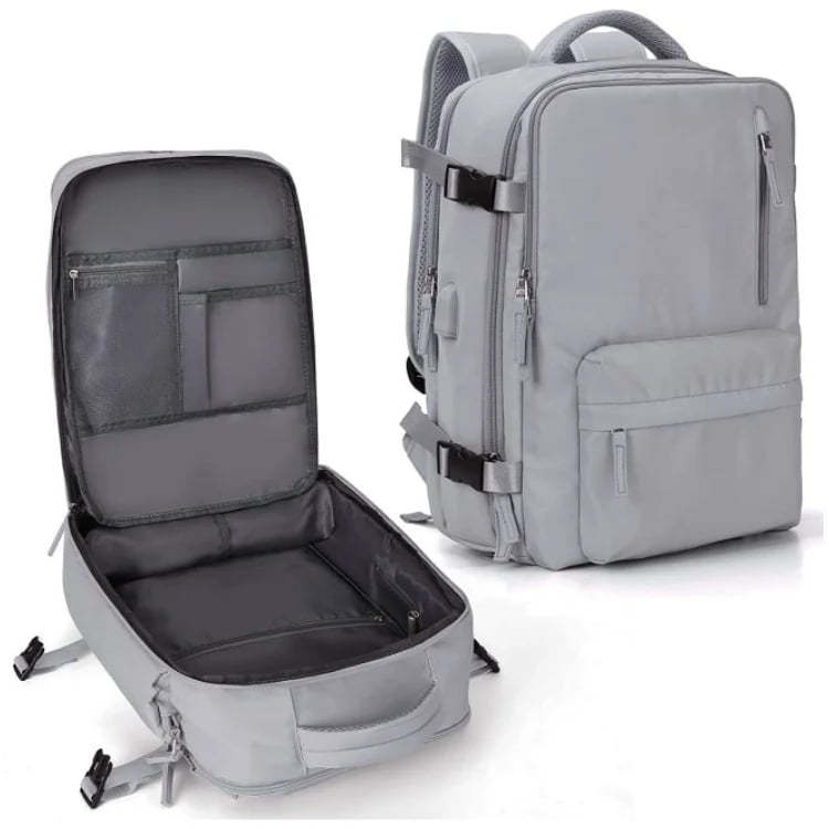Waterproof Women's Travel Backpack with USB Port and Anti-Theft Security
