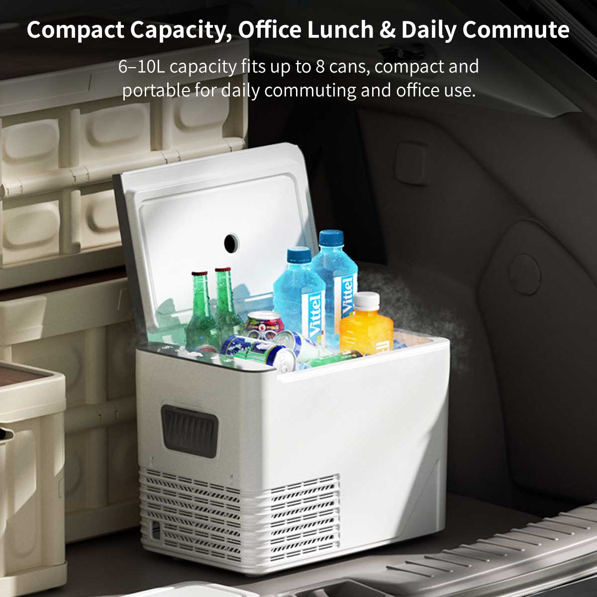 Car Fridge with Compressor Cooling -18°C | 42mm Insulation | Shock Resistant