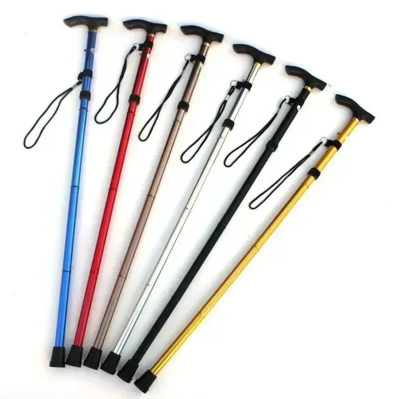Adjustable Lightweight Aluminum Hiking Pole - 5 Height Settings for Outdoors