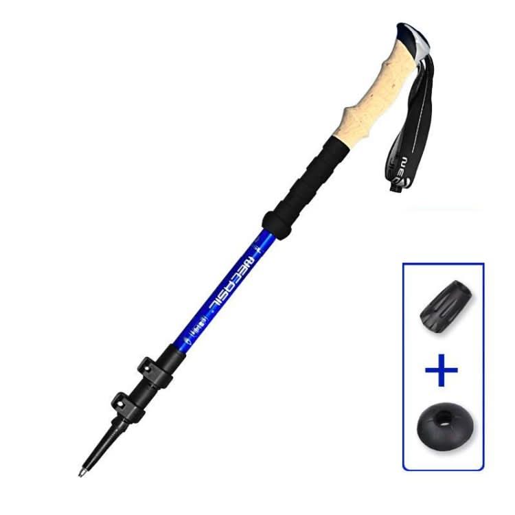 Adjustable Trekking Poles with Anti-Shock Feature - Lightweight for Joint Support