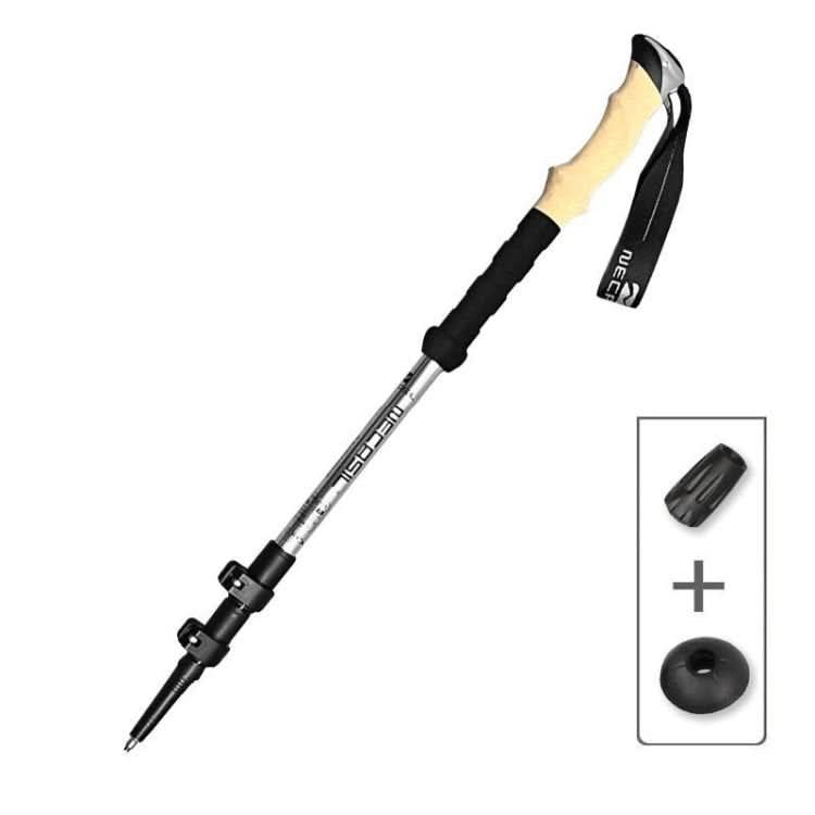Adjustable Trekking Poles with Anti-Shock Feature - Lightweight for Joint Support