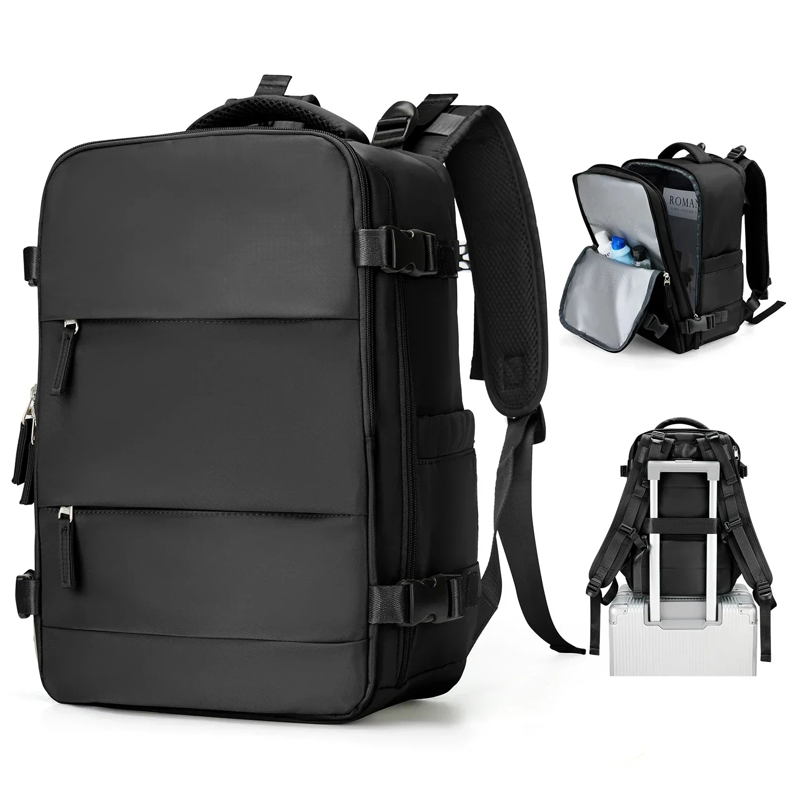 Waterproof Travel Backpack with Laptop Compartment for Active Use