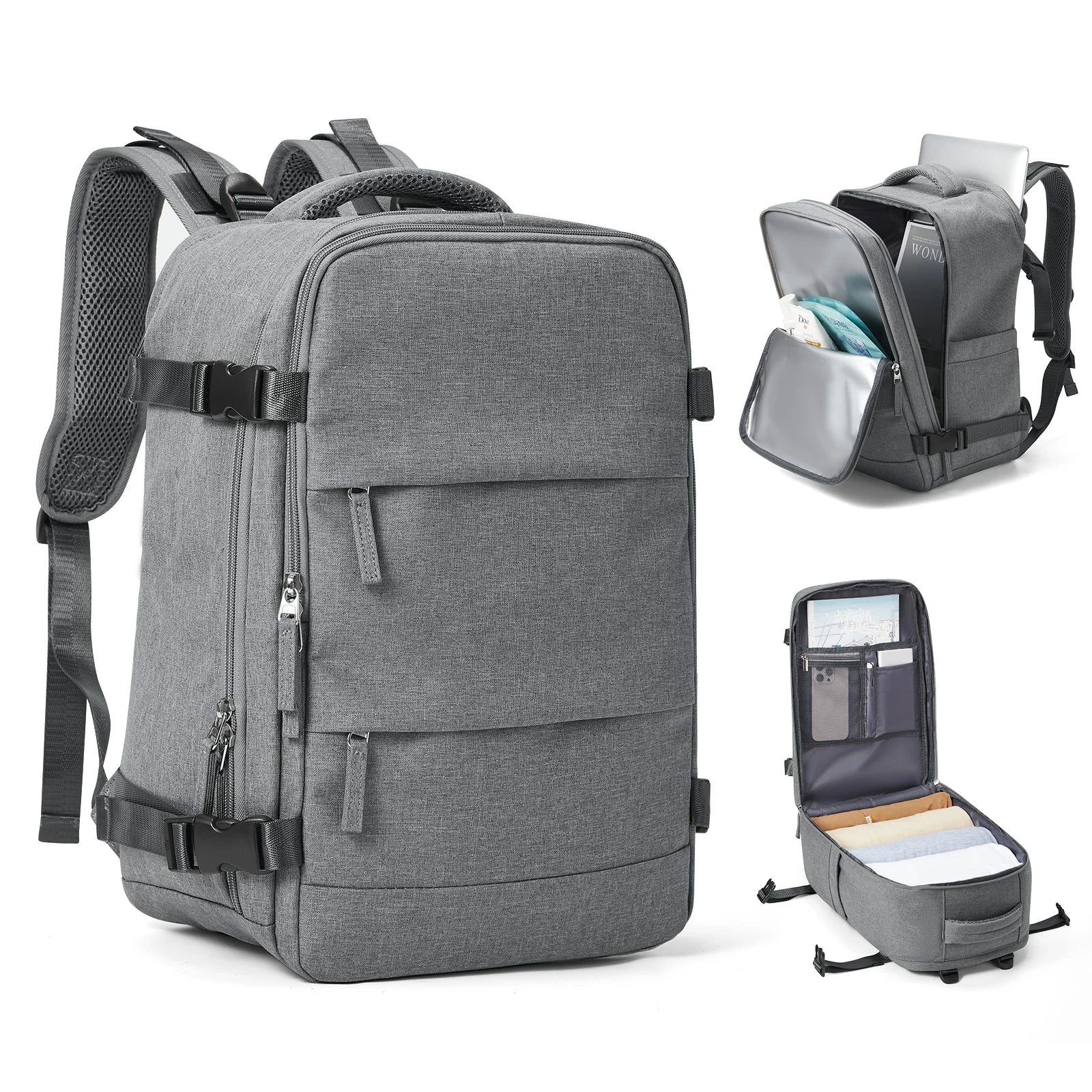 Waterproof Travel Backpack with Laptop Compartment for Active Use