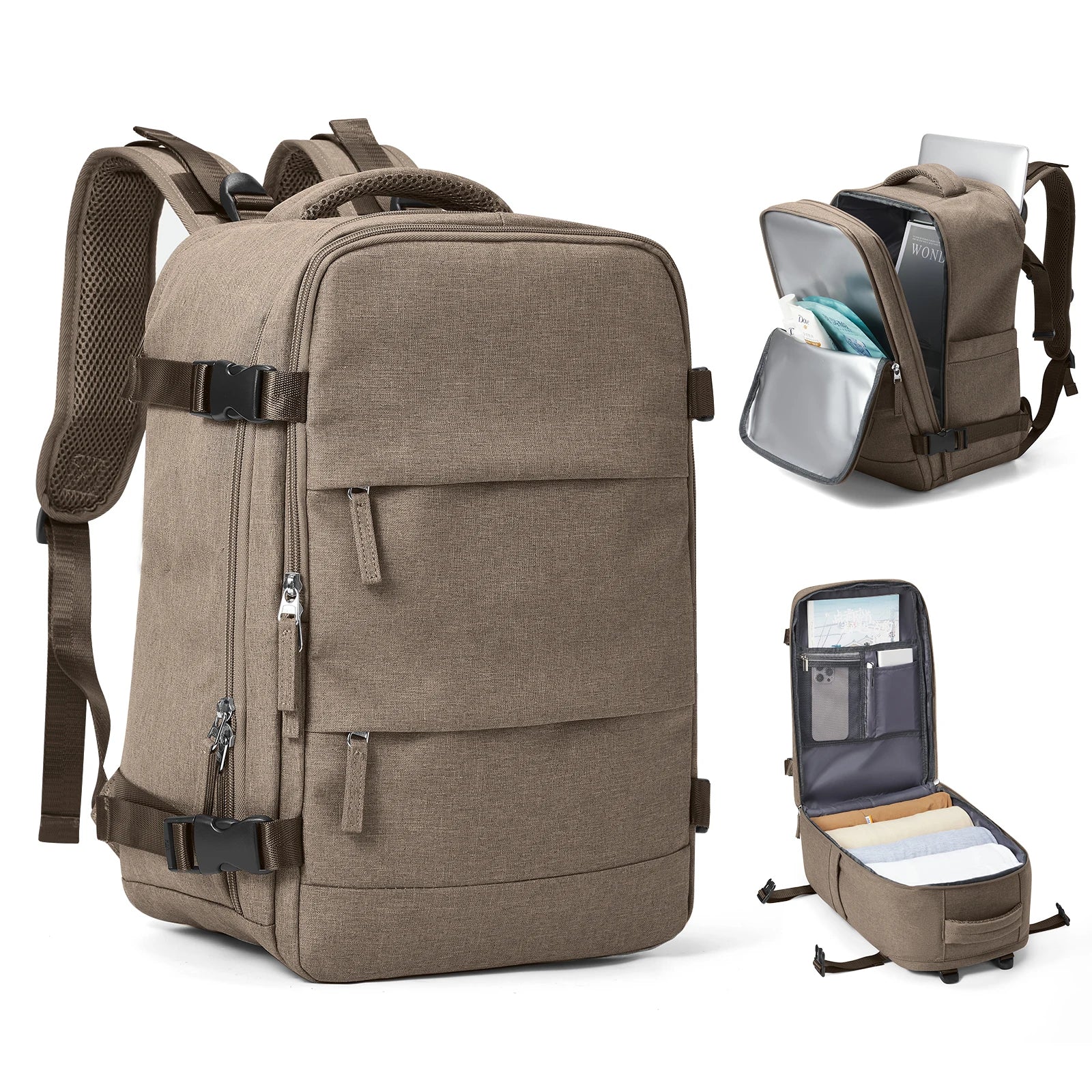 Waterproof Travel Backpack with Laptop Compartment for Active Use
