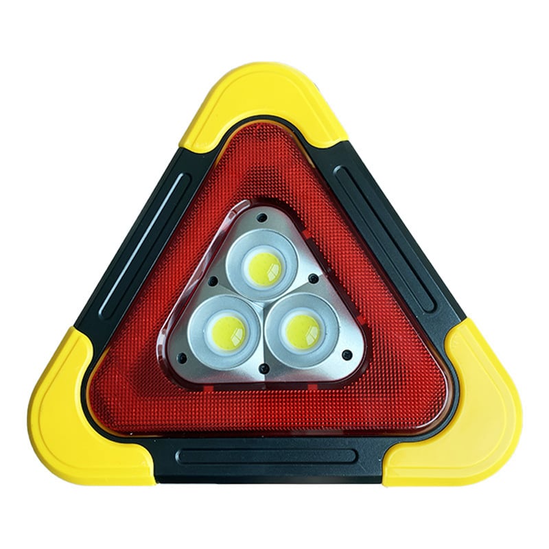 COB LED Work Light with Power Bank | Triangular Emergency Signal for Camping and Car Repairs