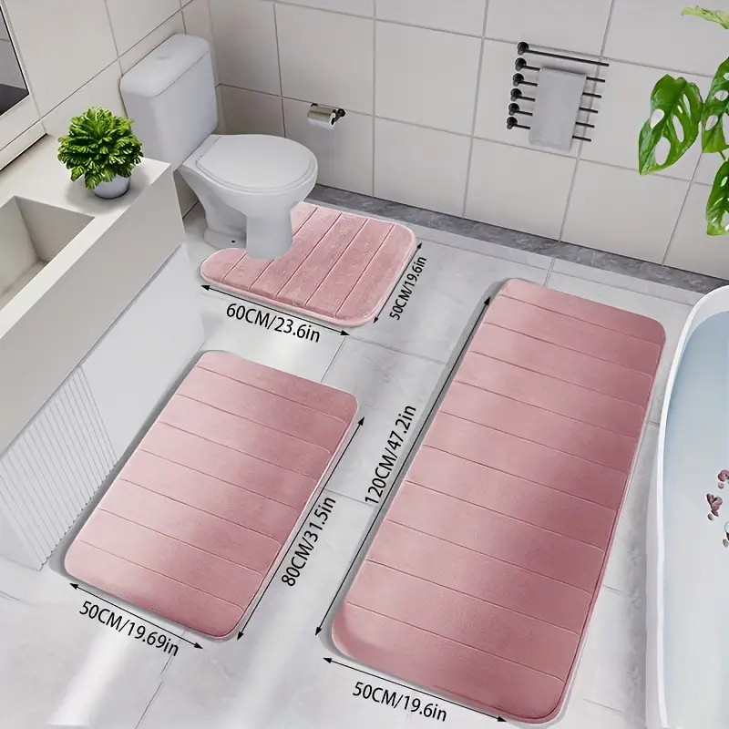 Taavita | Soft & Non-Slip Bathroom Mat Set