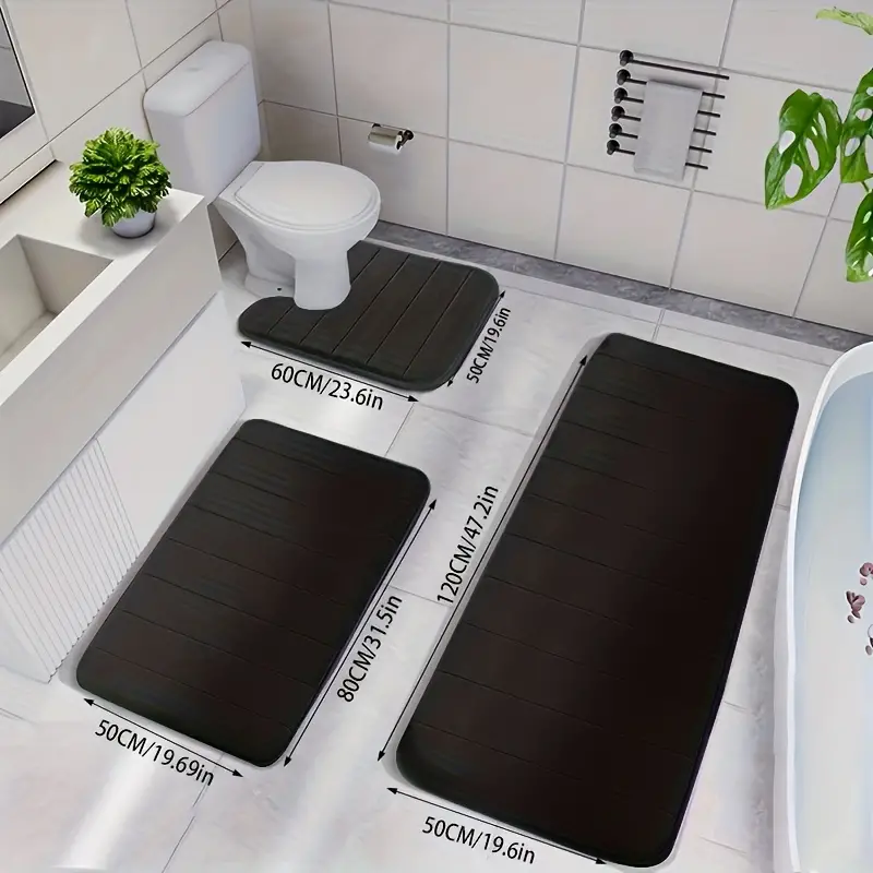 Taavita | Soft & Non-Slip Bathroom Mat Set