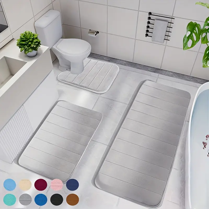 Taavita | Soft & Non-Slip Bathroom Mat Set