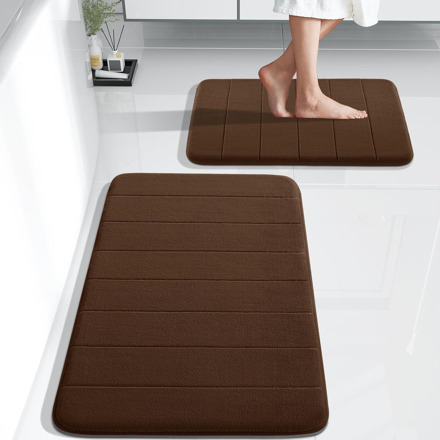 Taavita | Soft & Non-Slip Bathroom Mat Set