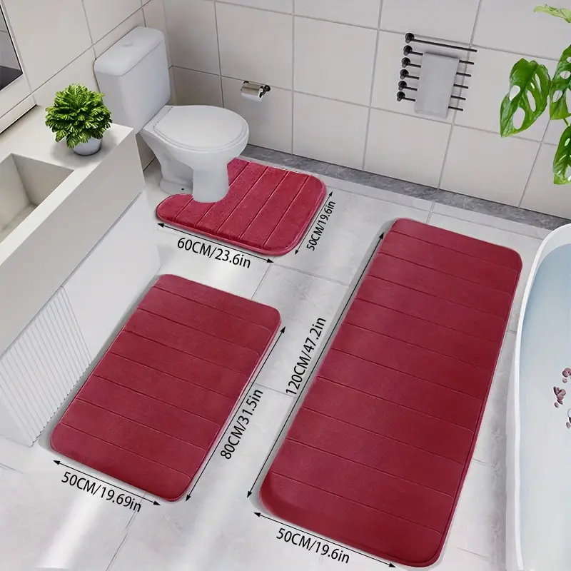 Taavita | Soft & Non-Slip Bathroom Mat Set