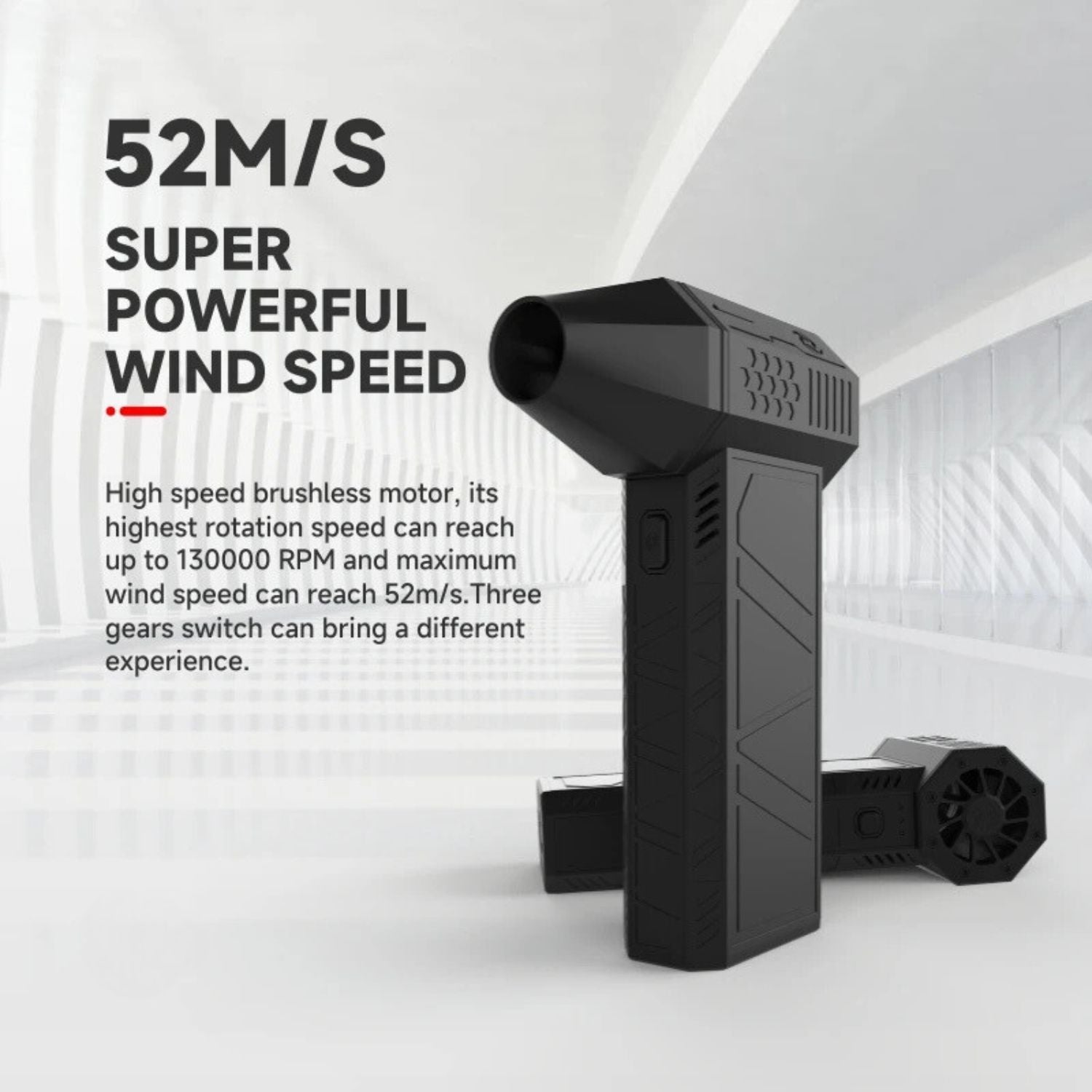 Compact Mini Jet Fan - High-Speed Motor for Versatile Applications