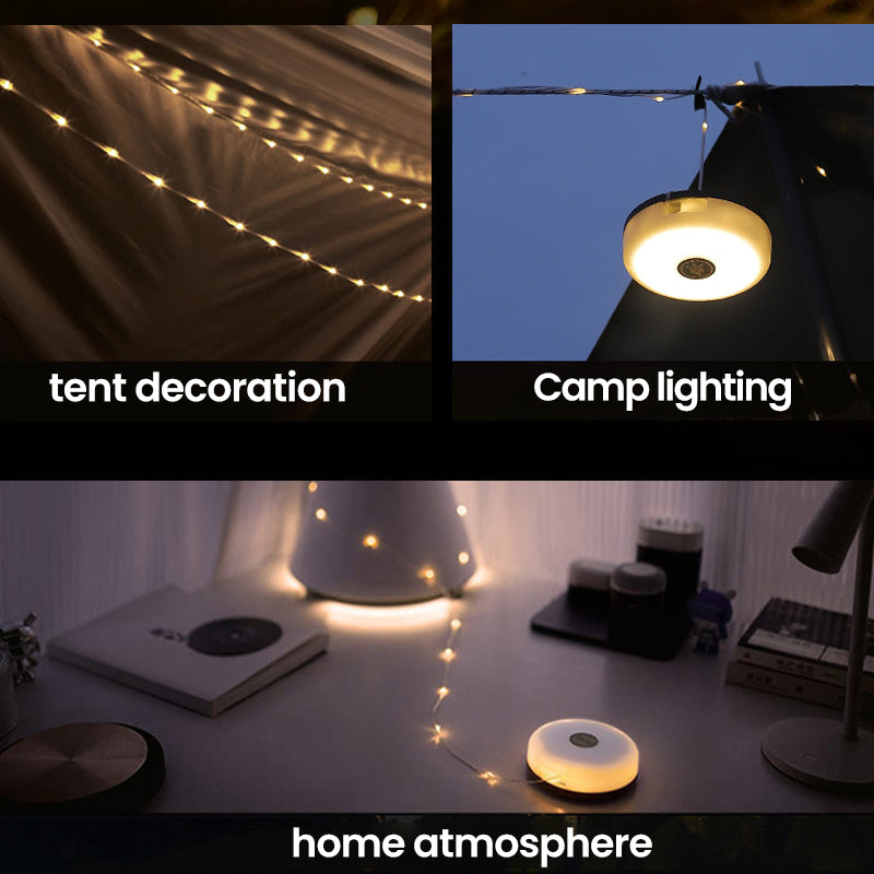 Outdoor Use String Lights – Waterproof, Portable, and Easily Stowable