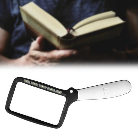 LED Lighted Magnifying Glass for Reading