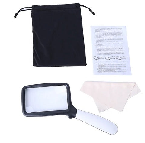 LED Lighted Magnifying Glass for Reading