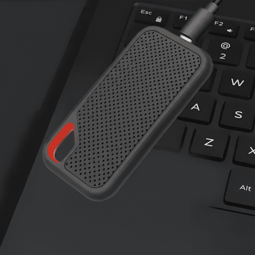 SwiftStor Compact External SSD Drive with 100GB Capacity
