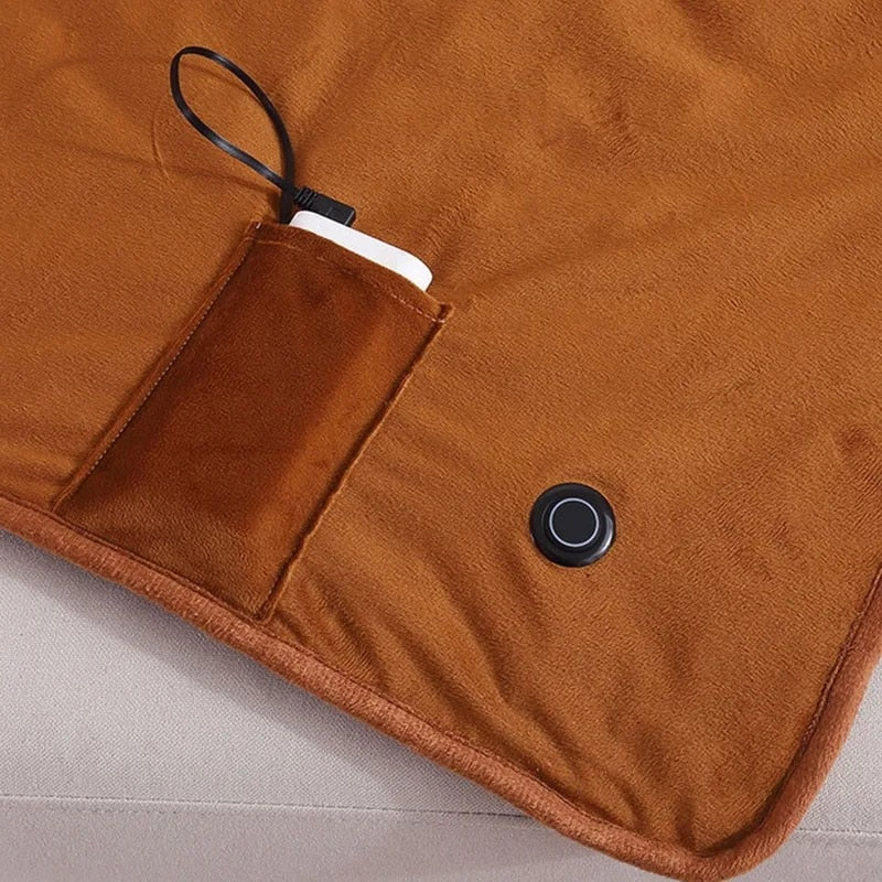 CozyTech USB Electric Blanket – Customizable Heat for Ultimate Comfort