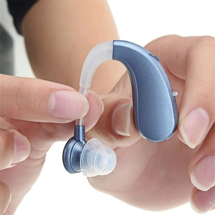 Bluetooth Hearing Aids with USB Rechargeable Feature – Comfortable Fit for Improved Sound
