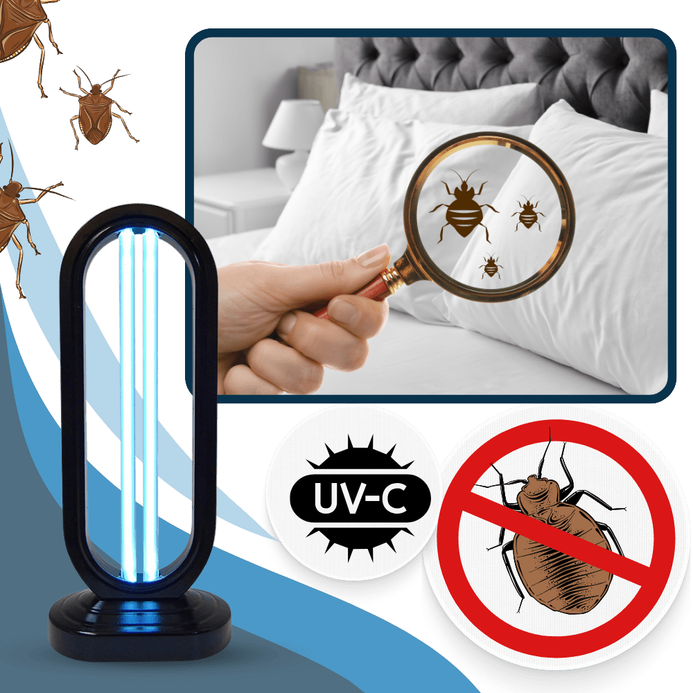 CleanWave UV Sanitizer Lamp for Rapid Bacteria Elimination
