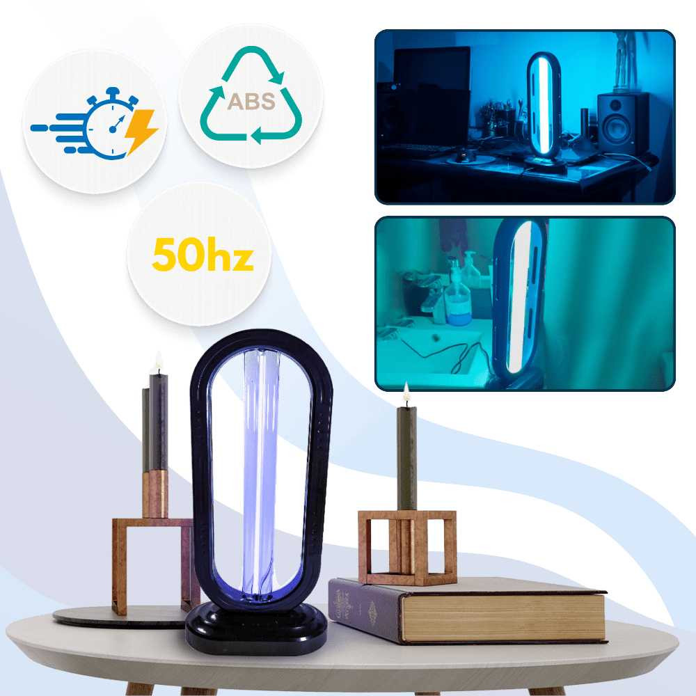 CleanWave UV Sanitizer Lamp for Rapid Bacteria Elimination