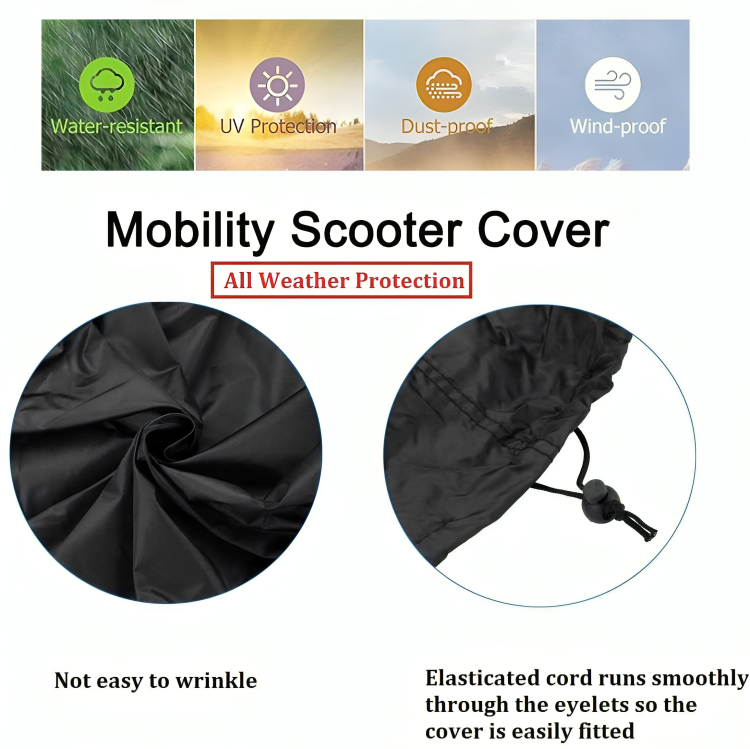 Heavy-Duty Waterproof Lawn Mower Cover for All Weather Protection