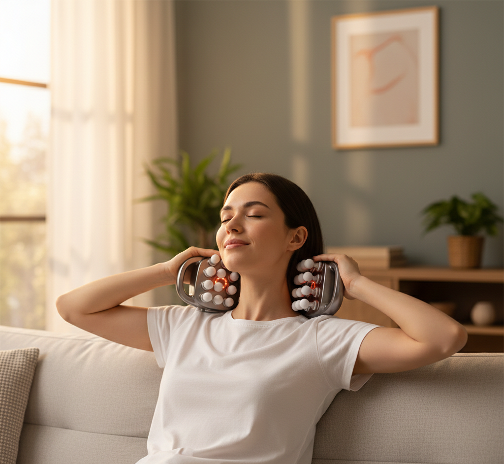 Deep Tissue Massage Device with 16 Attachments, 30 Speed Settings, USB-C