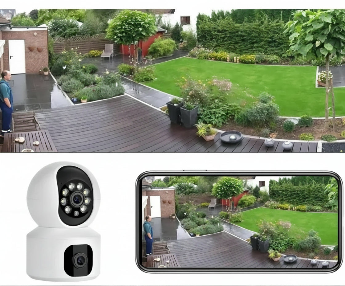 8MP Indoor Pet Camera with Two-Way Audio and Motion Detection Alerts
