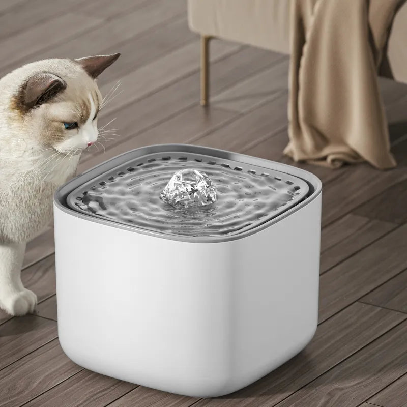 3L Pet Water Dispenser with Adjustable Flow – Quiet Cat and Dog Hydration Solution