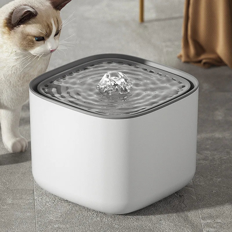3L Pet Water Dispenser with Adjustable Flow – Quiet Cat and Dog Hydration Solution
