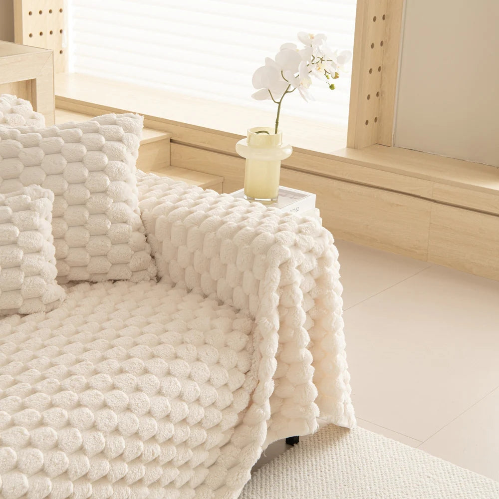 Luxe Plush Sofa Protector Blanket for Ultimate Comfort