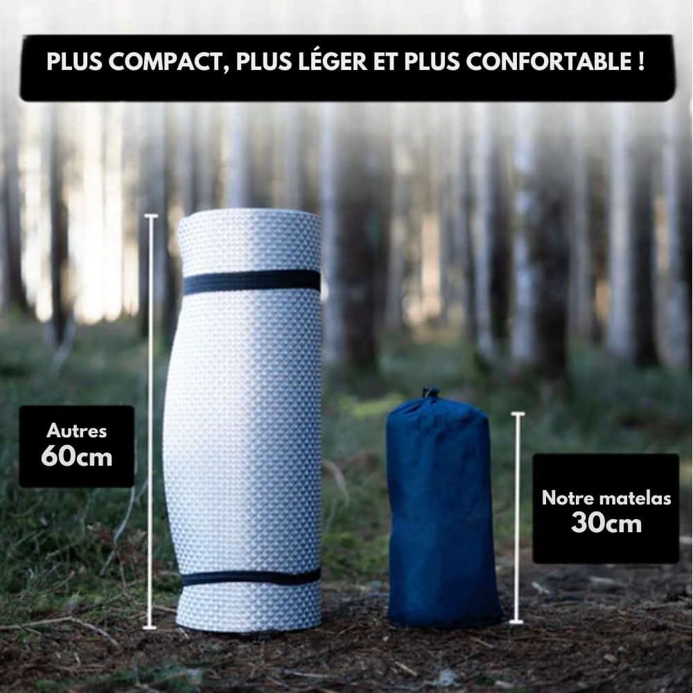 ComfortWave Inflatable Camping Mattress with Quick Foot Pump