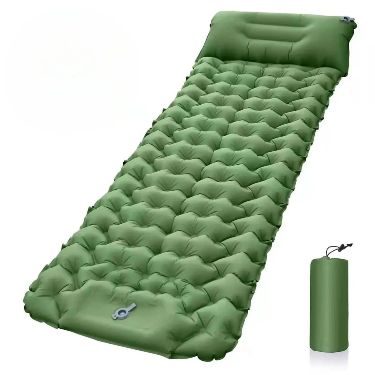 ComfortWave Inflatable Camping Mattress with Quick Foot Pump