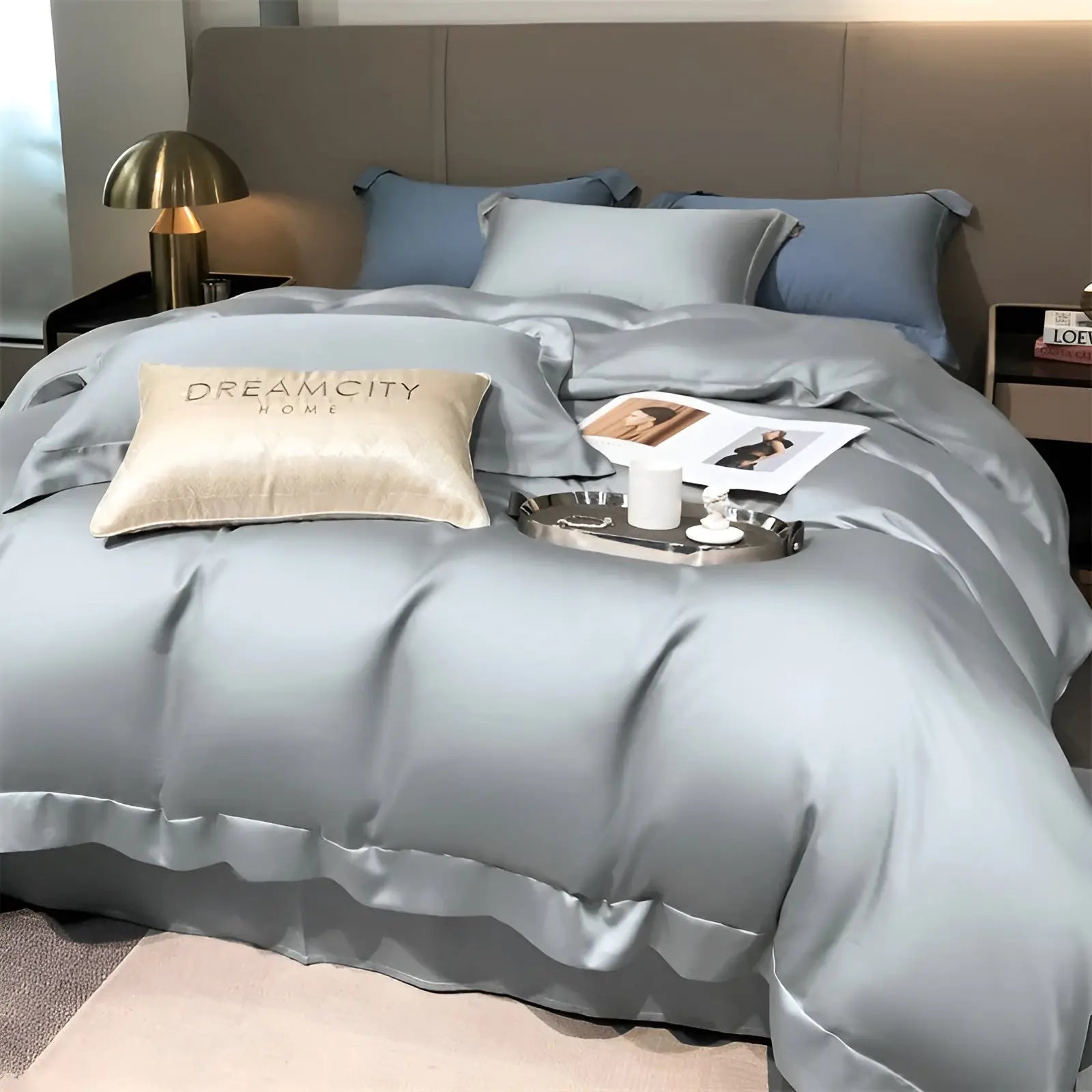 Bamboo Bedding Set - Silky Soft Fabric for All-Season Temperature Control
