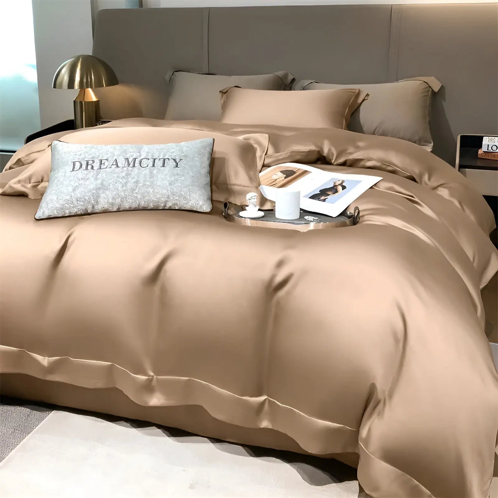 Bamboo Bedding Set - Silky Soft Fabric for All-Season Temperature Control