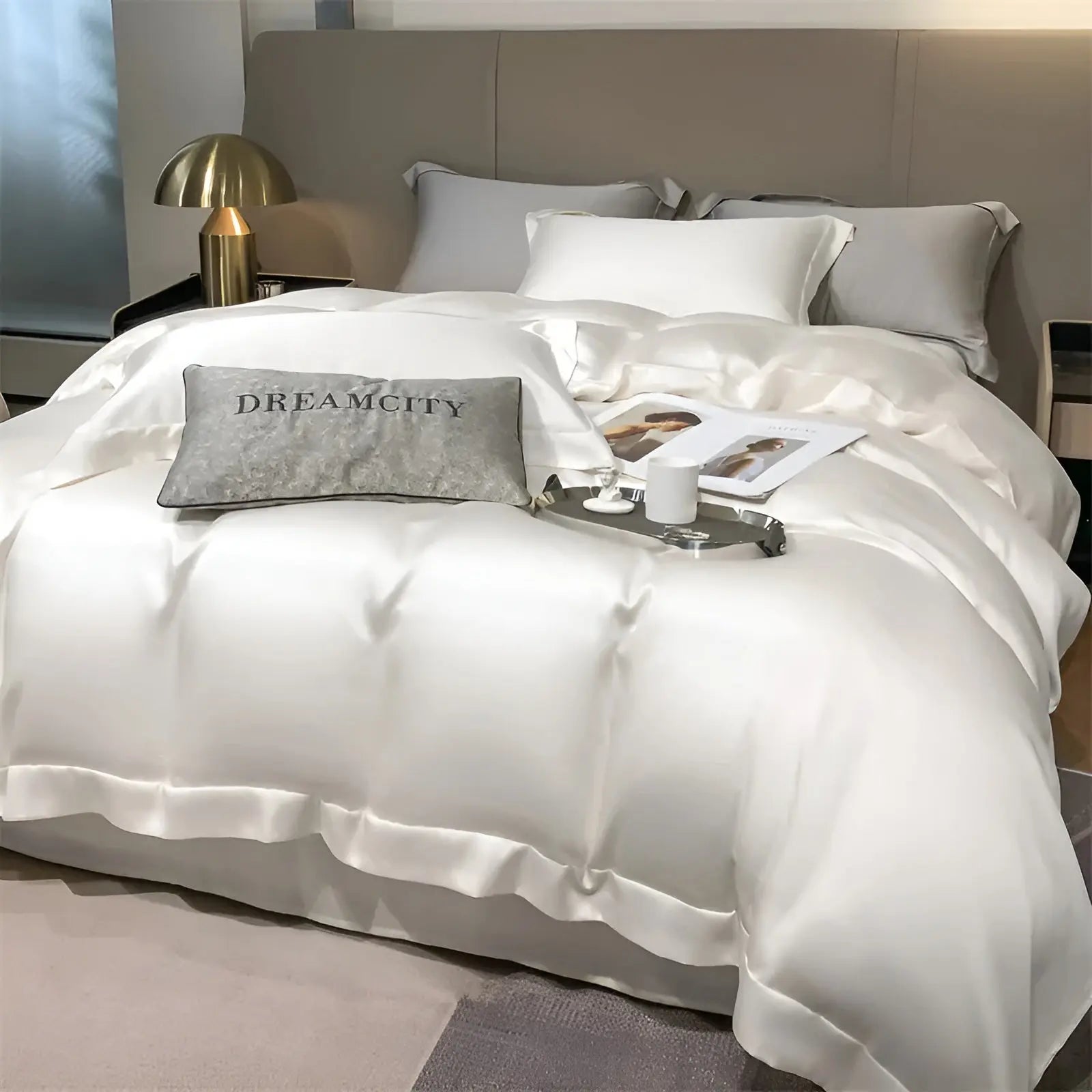 Bamboo Bedding Set - Silky Soft Fabric for All-Season Temperature Control