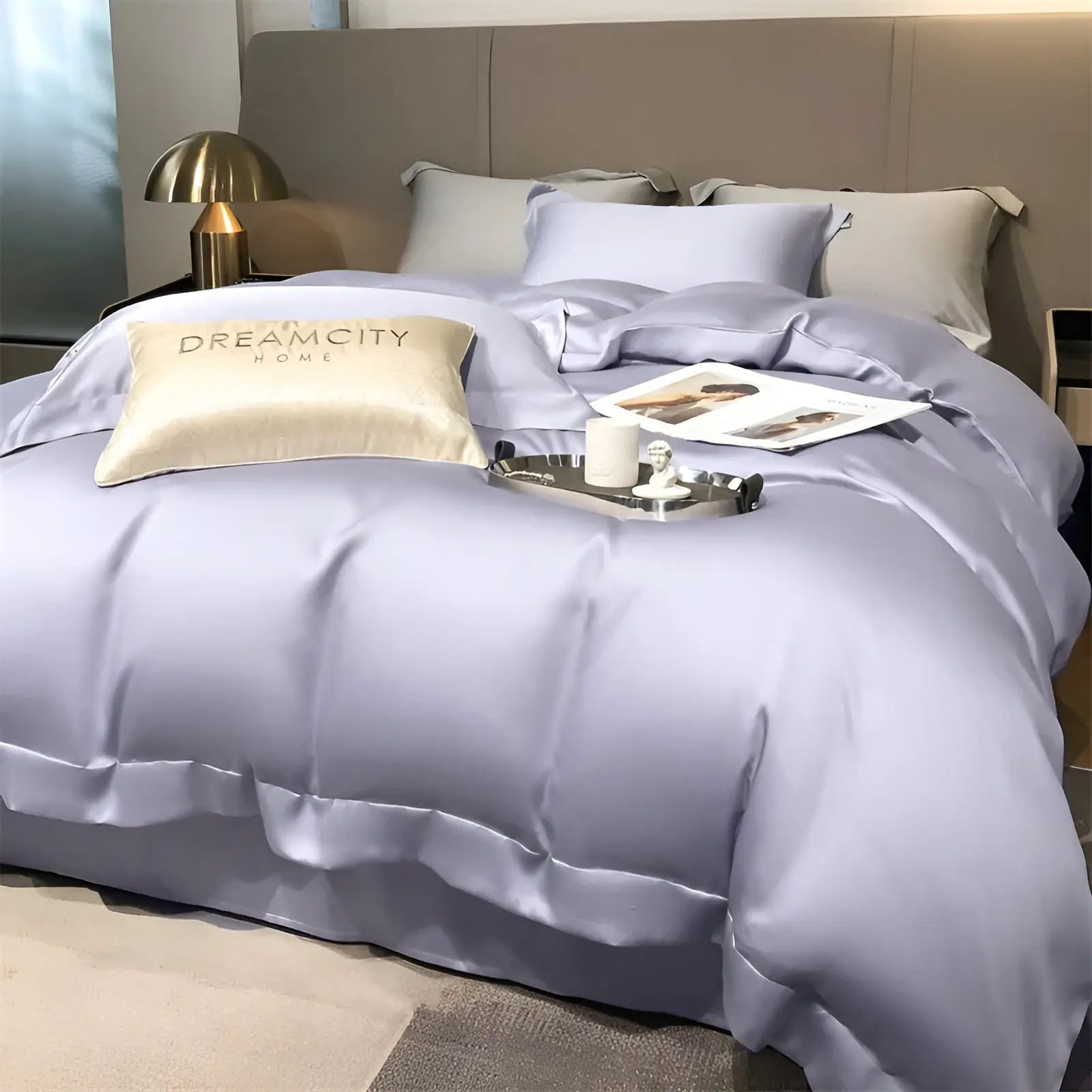 Bamboo Bedding Set - Silky Soft Fabric for All-Season Temperature Control