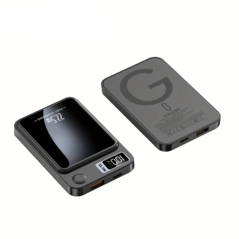 Portable Wireless Power Bank with Slim Design for Fast Charging