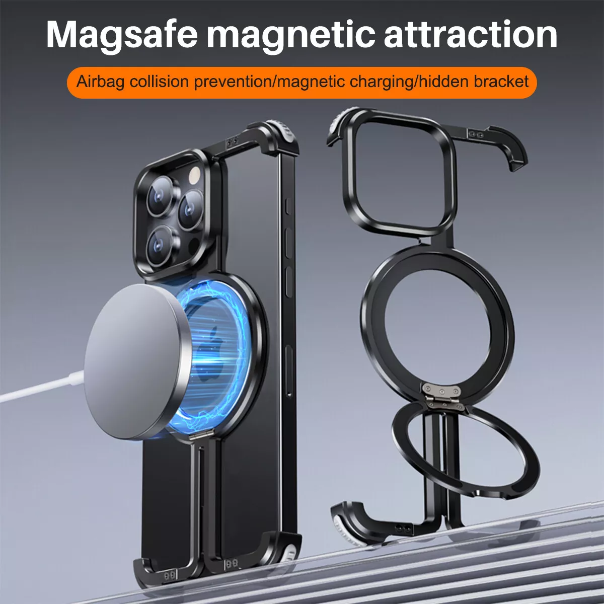Lightweight MagSafe-Compatible Slim Case for iPhone – Easy Access Protection