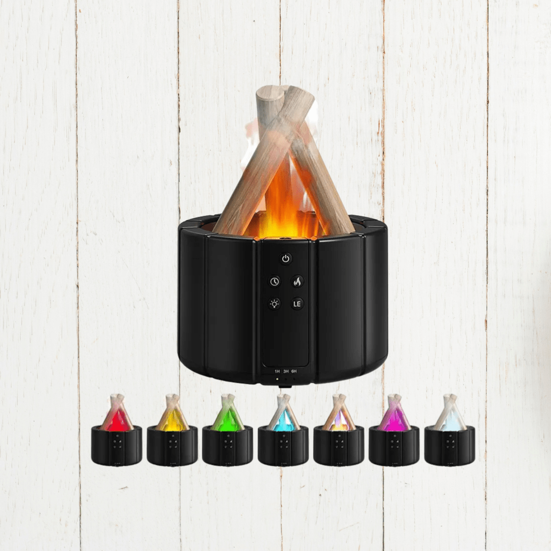 Serenity Flame Humidifier and Aroma Diffuser with LED Lighting