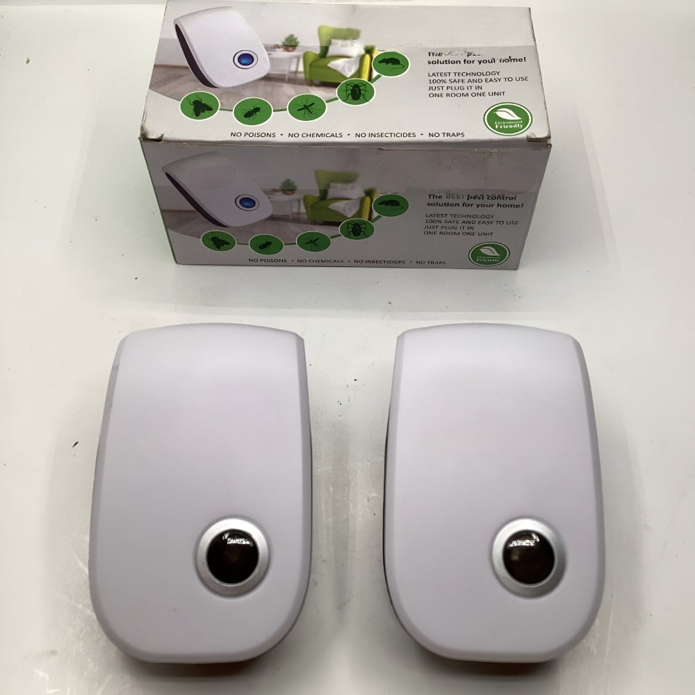Dual-Pack Indoor Ultrasonic Pest Defense Plugs