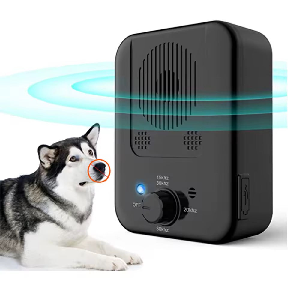 Automatic Bark Control System – Ultrasonic Device for Indoor & Outdoor Use, 50ft Range