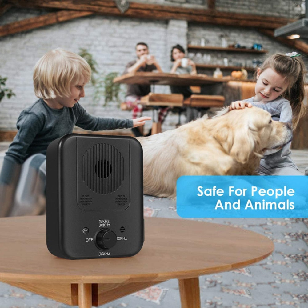 Automatic Bark Control System – Ultrasonic Device for Indoor & Outdoor Use, 50ft Range