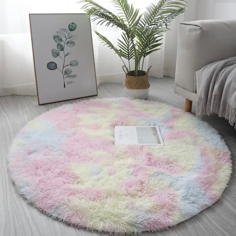 CozyNest Ultra-Plush Round Rug for Inviting Spaces
