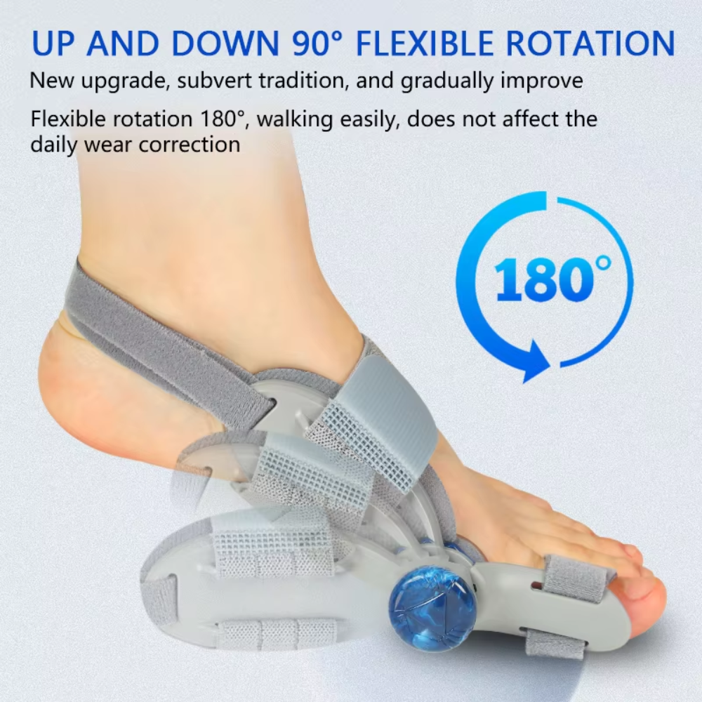 Adjustable Splint and Toe Spreader for Unisex Bunion Relief